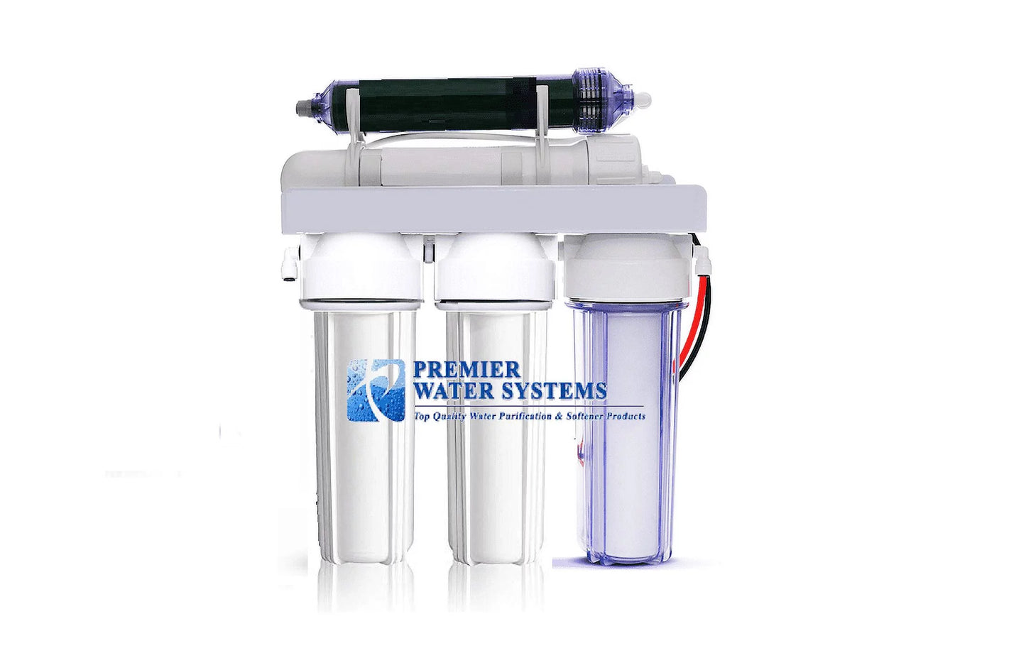 5 Sizetage Reverse Osmosis RODI Water Filtration Sizeystem + Permeate Pump | 100 GPD