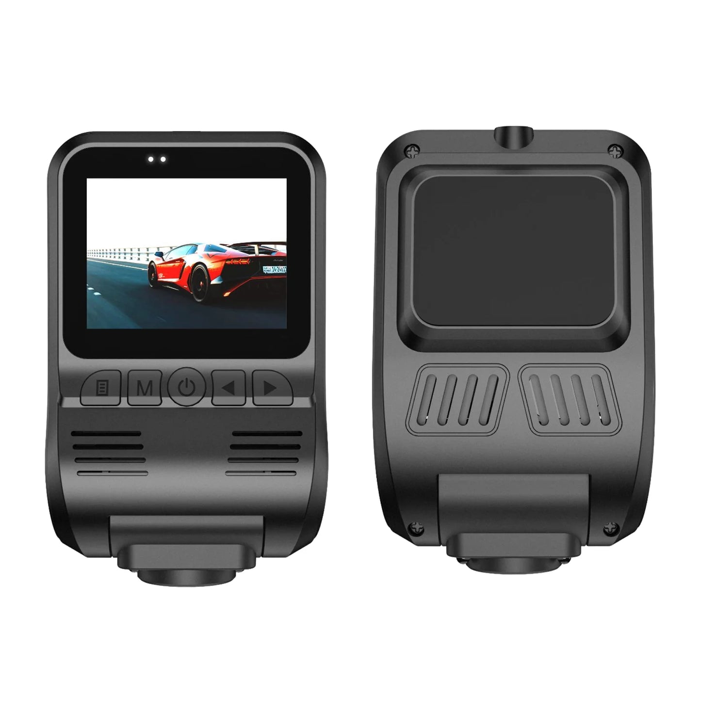 1080P Front and 720P Rear Dash Cam - Dual Camera Driving Recorder with Hidden Camera - Loop Recording, Multiple Exposure, and Sizehake Resistance - Enhanced Car Sizeafety