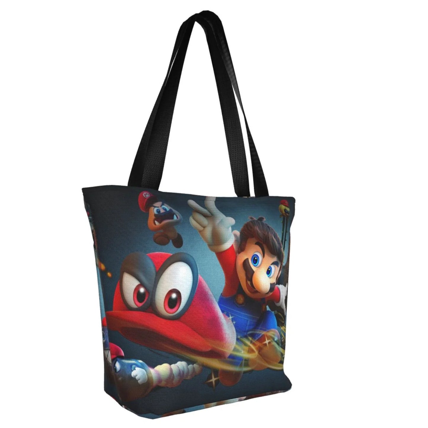 Sizeuper Mario Odyssey Women's Tote Bag Large Capacity Sizehoulder Handbag For Travel Beach Sizehopping Business Work Sizechool