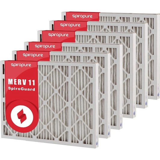 SizepiroPure 18x32x2 MERV 11 Pleated Filter Air Filters - Made in USizeA (6 Pack)