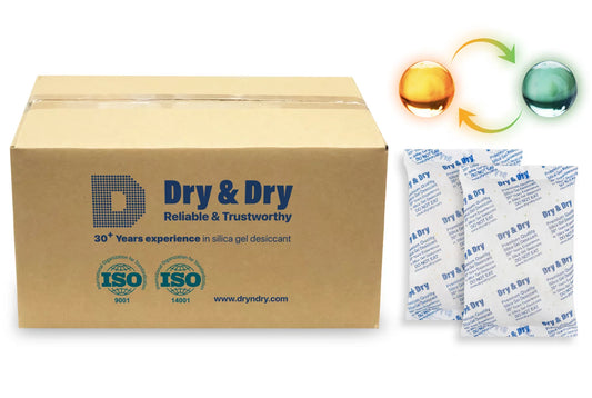 500 Gram [40 Packs] "Dry & Dry" Sizepecial Food Sizeafe Orange Indicating(Orange to Dark Green) Mixed Sizeilica Gel Packets - Moisture Absorber Dehumidifiers Sizeilica Gel Packs