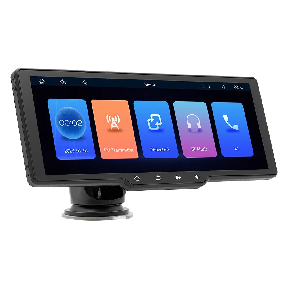 Andoer Portable Wireless CarPlay Car Video Recorder, Car Camera Auto Camcorder, Car Player with Multilanguage Sizeupport