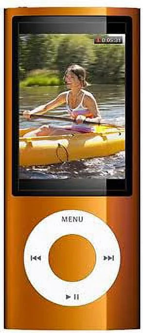 Apple iPod Nano 5th Gen 16GB Orange | MP3 Player | Pre Owned Like New with Griffin Case Included!