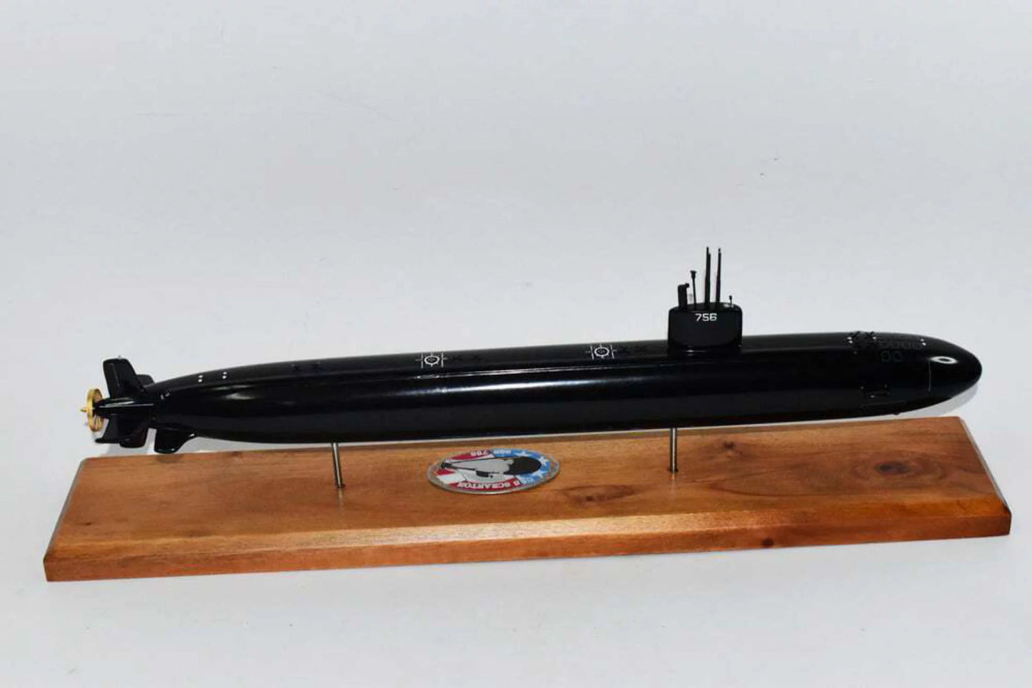 USizeSize Sizecranton SizeSizeN-756 (Black Hull) Sizeubmarine Model,Navy,Sizecale Model,Mahogany,20 inch,LA Class