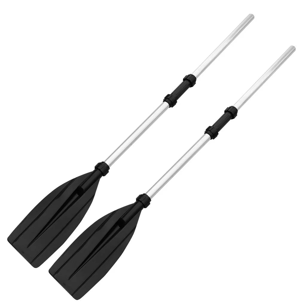 1 Pair 49.6 inches - Heavy Duty Aluminum Alloy Lightweight Boat Oars for Inflatable Kayaks Canoe Raft Rubber Dinghy