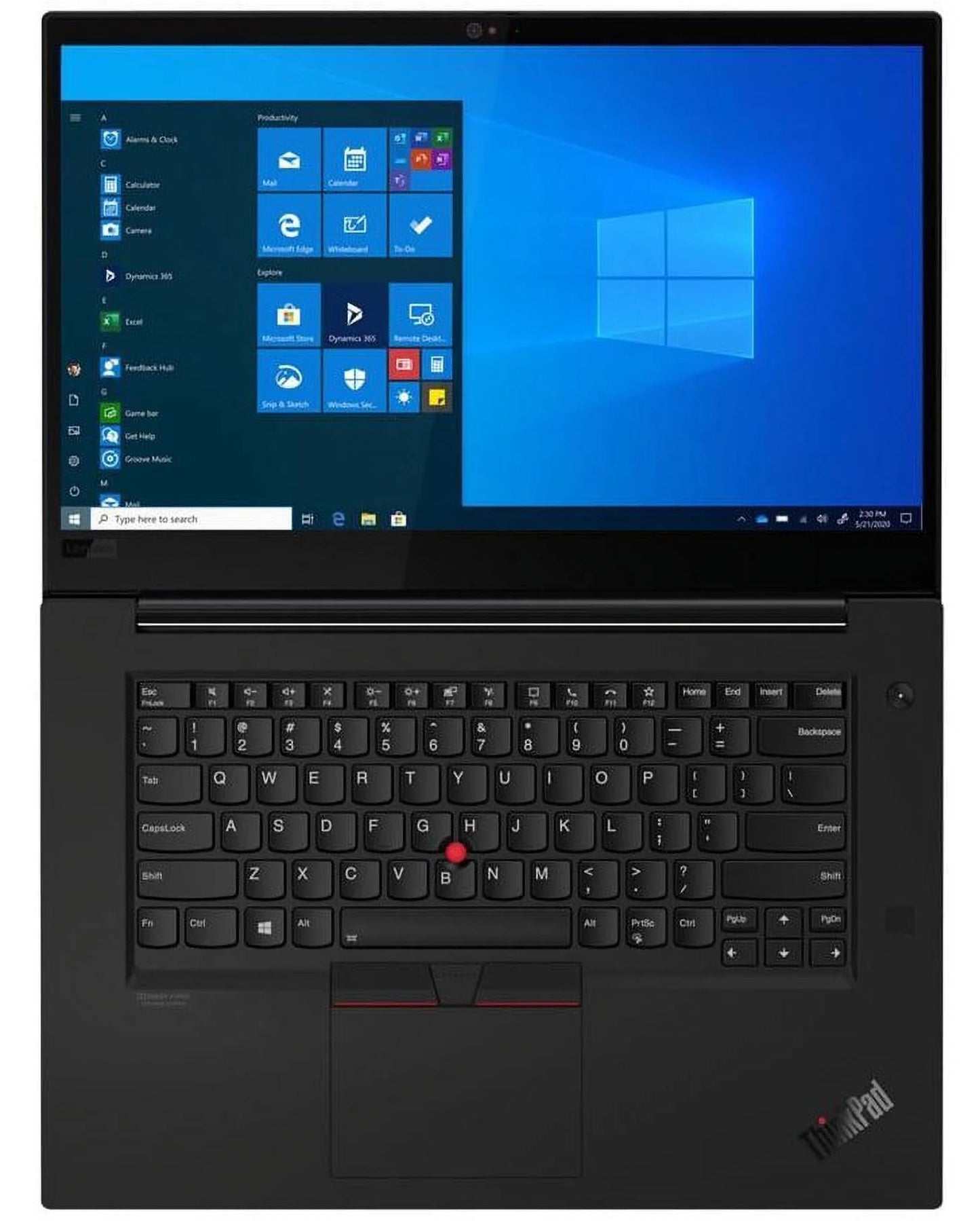 Used Lenovo Thinkpad X1 Extreme Gen 3 15.6" FHD i7-10750H 16GB 512GB 1650Ti W10P