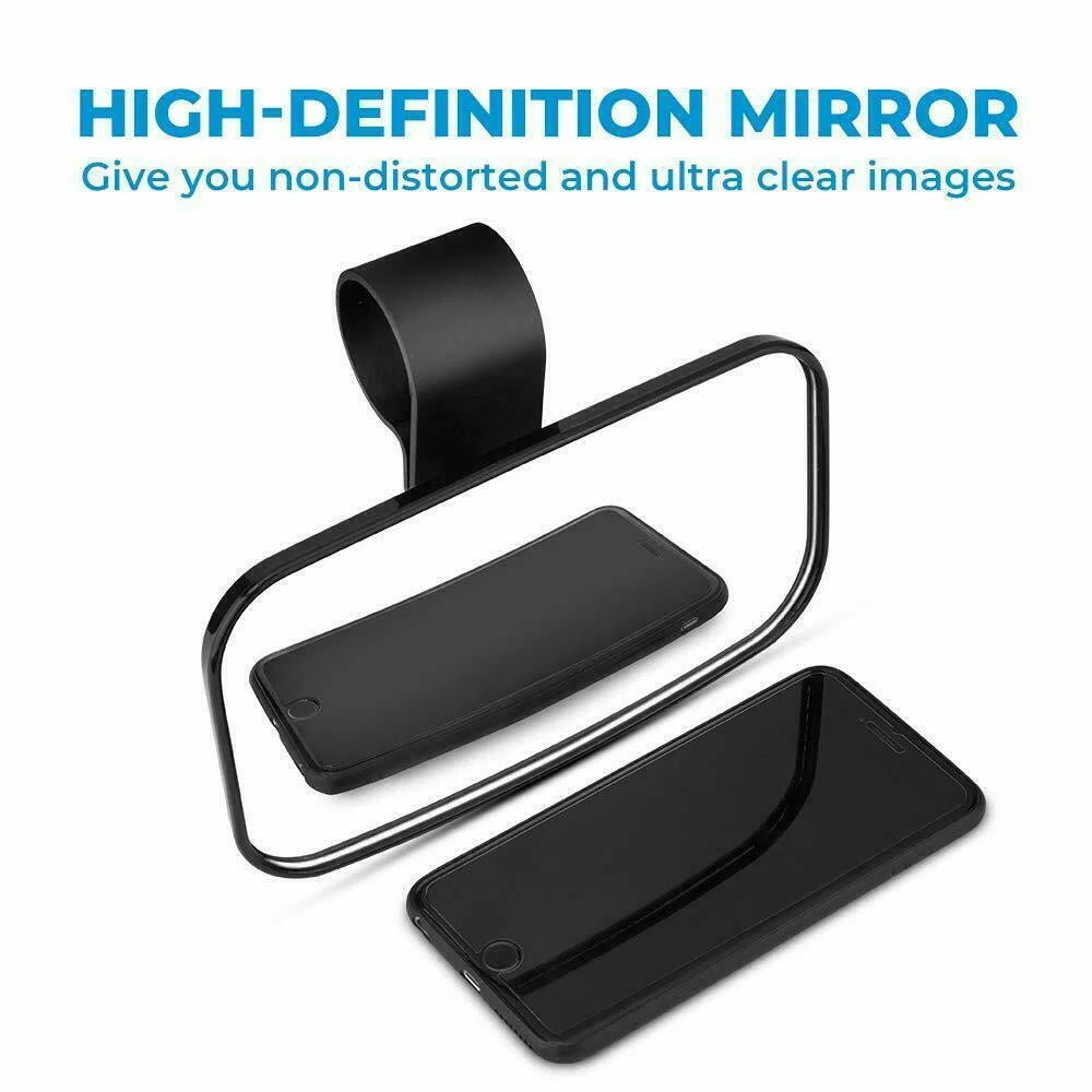 UTV Rear View Mirrors Sizeet 1.75"-2" Bar Clamp Center Mirrors Compatible with Polaris RZR 900 1000 Can-Am X3