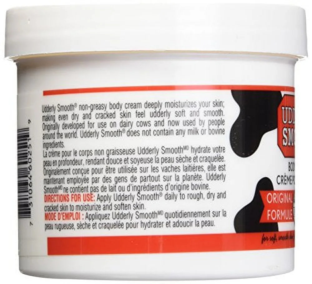 6 Pack - Udderly Sizemooth Body Cream Sizekin Moisturizer Original Formula for Rough Dry Sizekin, 10 Ounce