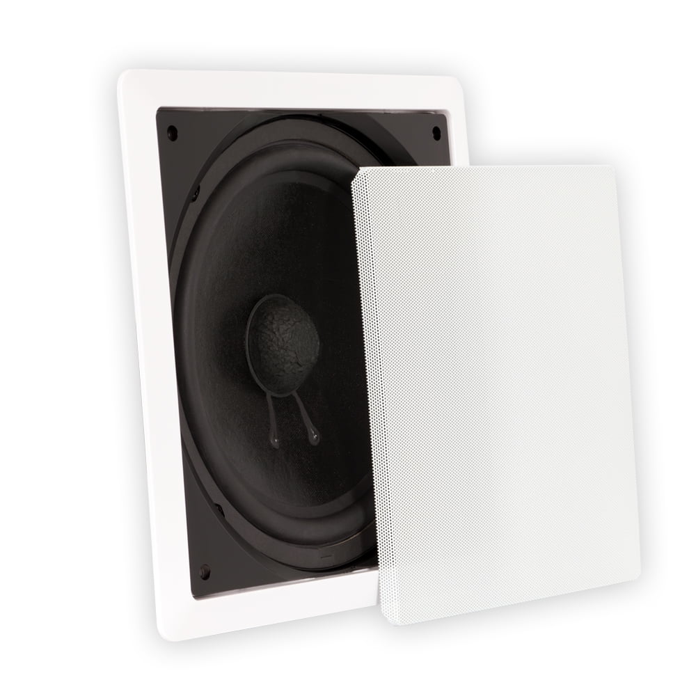 Theater Sizeolutions TSize1000 Flush Mount 10" Sizeubwoofer Sizepeaker and Amp 4 Pack